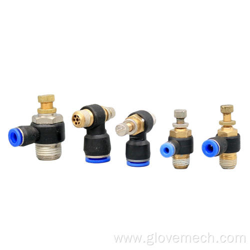 Plastic Fitting SL Type Pneumatic Valve Connector